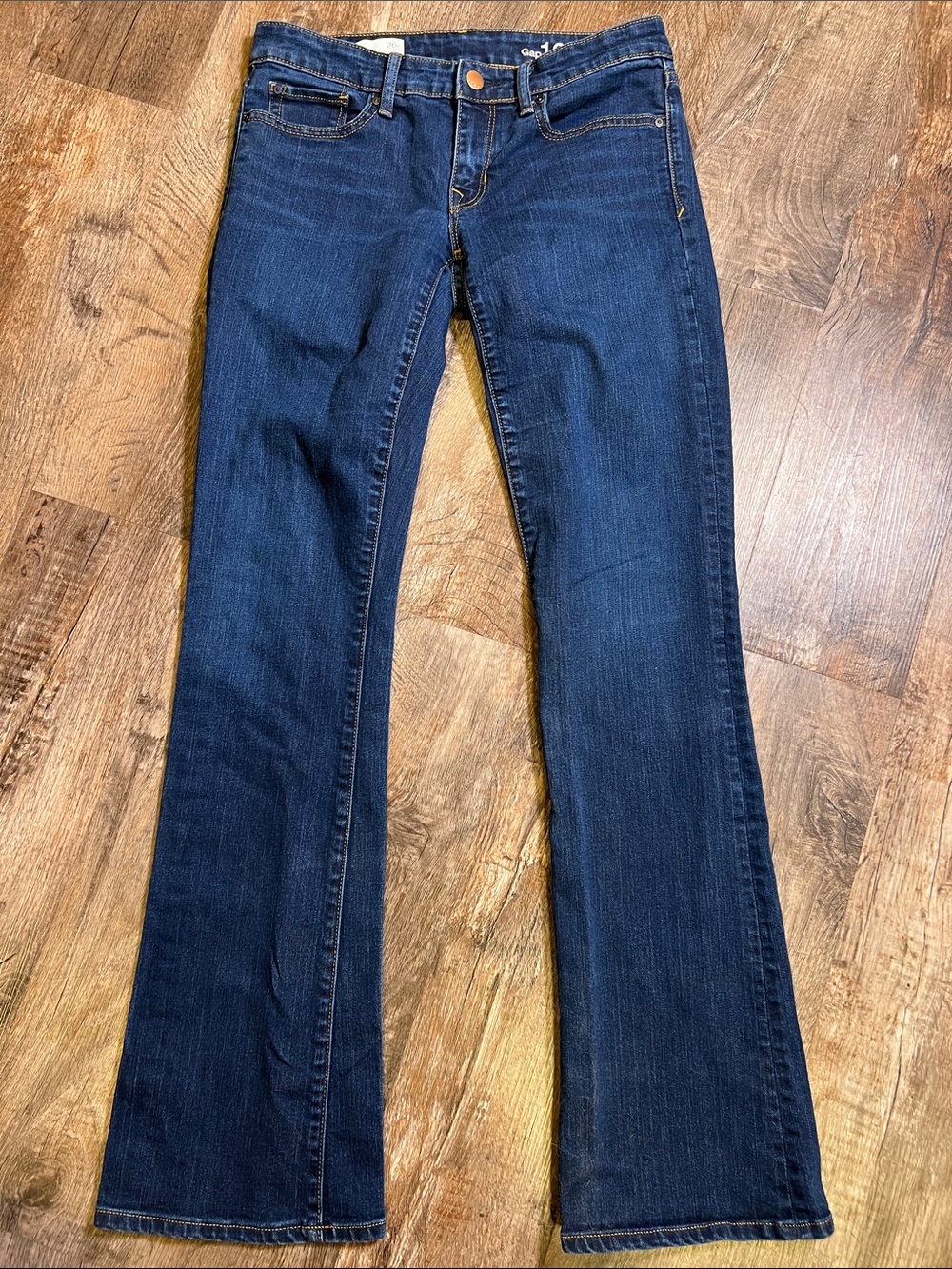 GAP Women's Dark Blue Wide Leg Jeans